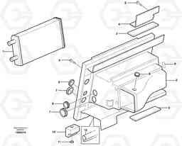 815 Heating unit A30D S/N 12001 - S/N 73000 - BRA, Volvo Construction Equipment