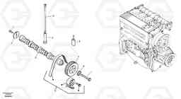 46158 Camshaft L35B S/N186/187/188/1893000 - 6000, Volvo Construction Equipment