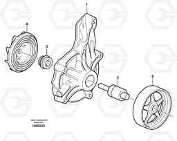 26043 Coolant pump - D9 G900 MODELS S/N 39300 -, Volvo Construction Equipment