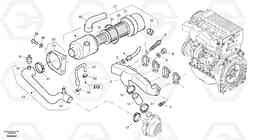 77657 Suction system, filter L30B TYPE 182, 183, 185 SER NO 3000 -, Volvo Construction Equipment