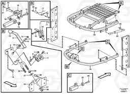 89056 Radiator casing, support L90E, Volvo Construction Equipment