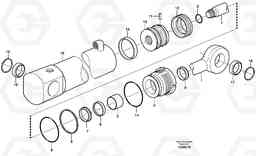 102282 Hydraulic cylinder BL71 S/N 16827 -, Volvo Construction Equipment