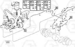 68857 Hydraulic brake system, motor unit A30D S/N 12001 - S/N 73000 - BRA, Volvo Construction Equipment