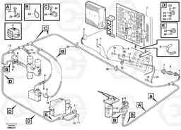 85088 Cable harness, under cab L90E, Volvo Construction Equipment