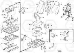 46865 Operator's seat, heated, air suspensioned. A35D, Volvo Construction Equipment