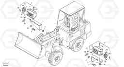 25238 Lighting, front ZL302C SER NO 2404001 -, Volvo Construction Equipment