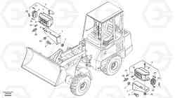 25238 Lighting, front ZL302C SER NO 2404001 -, Volvo Construction Equipment