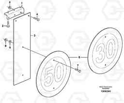 1252 Lgf Sign A30D S/N 12001 - S/N 73000 - BRA, Volvo Construction Equipment