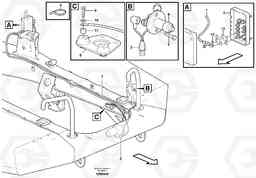 70575 Cable harnesses, enginehood A25D S/N 13001 -, Volvo Construction Equipment