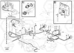 3957 Cable harness, rear L70E, Volvo Construction Equipment