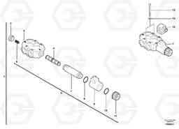 26165 Slewing-offset selector switch EW50VV TYPE 256, Volvo Construction Equipment
