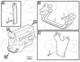 90721 Engine mounting EC360B SER NO INT 12152- EU&NA 80001-, Volvo Construction Equipment