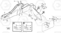 34050 Attachment hydraulics, offset special 2pc EW160 SER NO 1001-1912, Volvo Construction Equipment