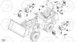 35128 Work light ( with canopy ) ZL302C SER NO 2404001 -, Volvo Construction Equipment