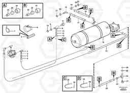 64017 Brake system, load unit A30D S/N 12001 - S/N 73000 - BRA, Volvo Construction Equipment