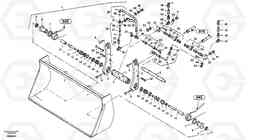 44884 Attachment mounting plate - Quick change, hydraulic ZL302C SER NO 2404001 -, Volvo Construction Equipment