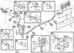 100690 Assembly of hose: evaparator, receiver drier and condenser. L220E SER NO 2001 - 3999, Volvo Construction Equipment