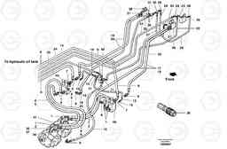 37312 Hydraulic circuit - free wheeling G700B MODELS S/N 35000 -, Volvo Construction Equipment