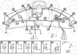 13226 Cable harnesses, instrument panel A25D S/N 13001 -, Volvo Construction Equipment