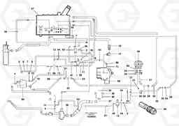 36102 Main hydraulic ciruit - AWD - rear G700B MODELS S/N 35000 -, Volvo Construction Equipment