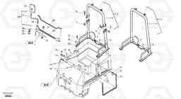 32265 Roll-over bar ZL302C SER NO 2404001 -, Volvo Construction Equipment