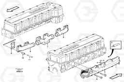 92111 Inlet manifold and exhaust manifold EC360B SER NO INT 12152- EU&NA 80001-, Volvo Construction Equipment