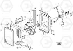 45723 Hydraulic oil cooler EW140B, Volvo Construction Equipment