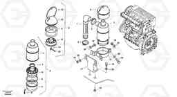 3200 Prefilter - Oil bath air filter ZL502C SER NO 0503001 -, Volvo Construction Equipment