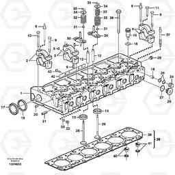 58642 Cylinder head EC360B, Volvo Construction Equipment