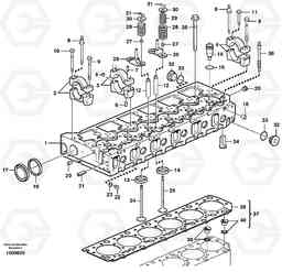 49316 Cylinder head EC460B, Volvo Construction Equipment