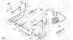 37290 Hydraulic lines - lift hydraulic L40B TYPE 191, 192 SER NO - 1499, Volvo Construction Equipment
