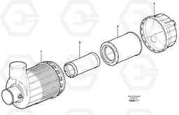 40765 Air filter L50E BRAZIL, S/N 71001 -, Volvo Construction Equipment