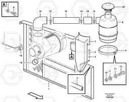 77713 Oil bath air filter with fitting parts L50E BRAZIL, S/N 71001 -, Volvo Construction Equipment