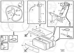 38297 Fuel tank with fitting parts L50E BRAZIL, S/N 71001 -, Volvo Construction Equipment