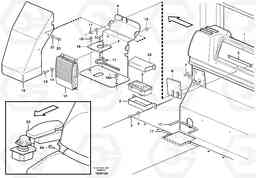 87904 Interior components L180E HIGH-LIFT S/N 5004 - 7398, Volvo Construction Equipment