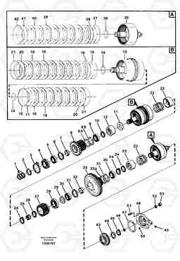 43003 Clutch 1:st, 2:nd, forward L30 L30, Volvo Construction Equipment