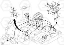 99727 Servo system, control valve to solenoid valve EC360B, Volvo Construction Equipment