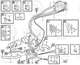59195 Hydraulic system, motor unit A30D S/N 12001 - S/N 73000 - BRA, Volvo Construction Equipment