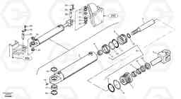 5756 Steering cylinder ZL502C SER NO 0503001 -, Volvo Construction Equipment