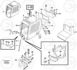 25663 Drivers cab MC90, Volvo Construction Equipment