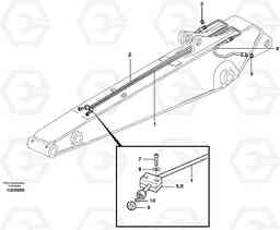 4253 Hydr. equipm. on dipper arm, X3 EW180B, Volvo Construction Equipment