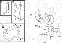 4024 Engine mounting L150E S/N 8001 -, Volvo Construction Equipment
