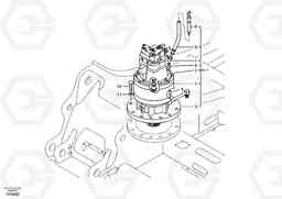 57079 Swing motor with mounting parts EC210B, Volvo Construction Equipment