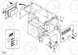 21588 Door, side EC210B, Volvo Construction Equipment