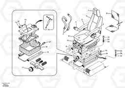 79014 Operator seat with fitting parts EC290B, Volvo Construction Equipment