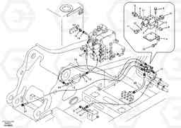 78625 Servo system, control valve to solenoid valve EC210B, Volvo Construction Equipment