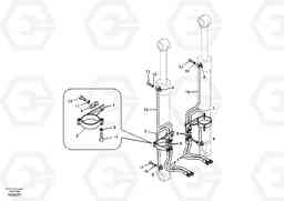 59554 Working hydraulic, boom cylinder EC210B, Volvo Construction Equipment