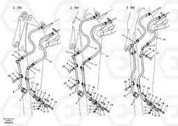 40159 Working hydraulic, hammer and shear for dipper arm EC210B, Volvo Construction Equipment