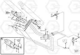 12330 Hose rupture valve, boom cylinder EW140B, Volvo Construction Equipment