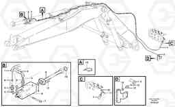 15424 Servo hydraulics, Hose break valve EW140B, Volvo Construction Equipment